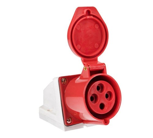 Розетка наружн. уст. 32А 380В 3P+РЕ IP44 (124) EKF ps-124-32-380 Розетка наружн. уст. 32А 380В 3P+РЕ IP44 (124) EKF ps-124-32-380